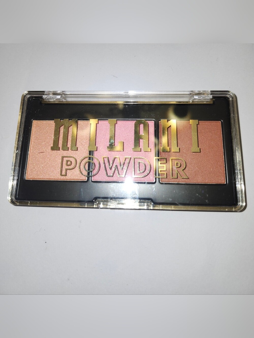 Milani Cheek Kiss Blush Palette - Gold and Pink Shades New